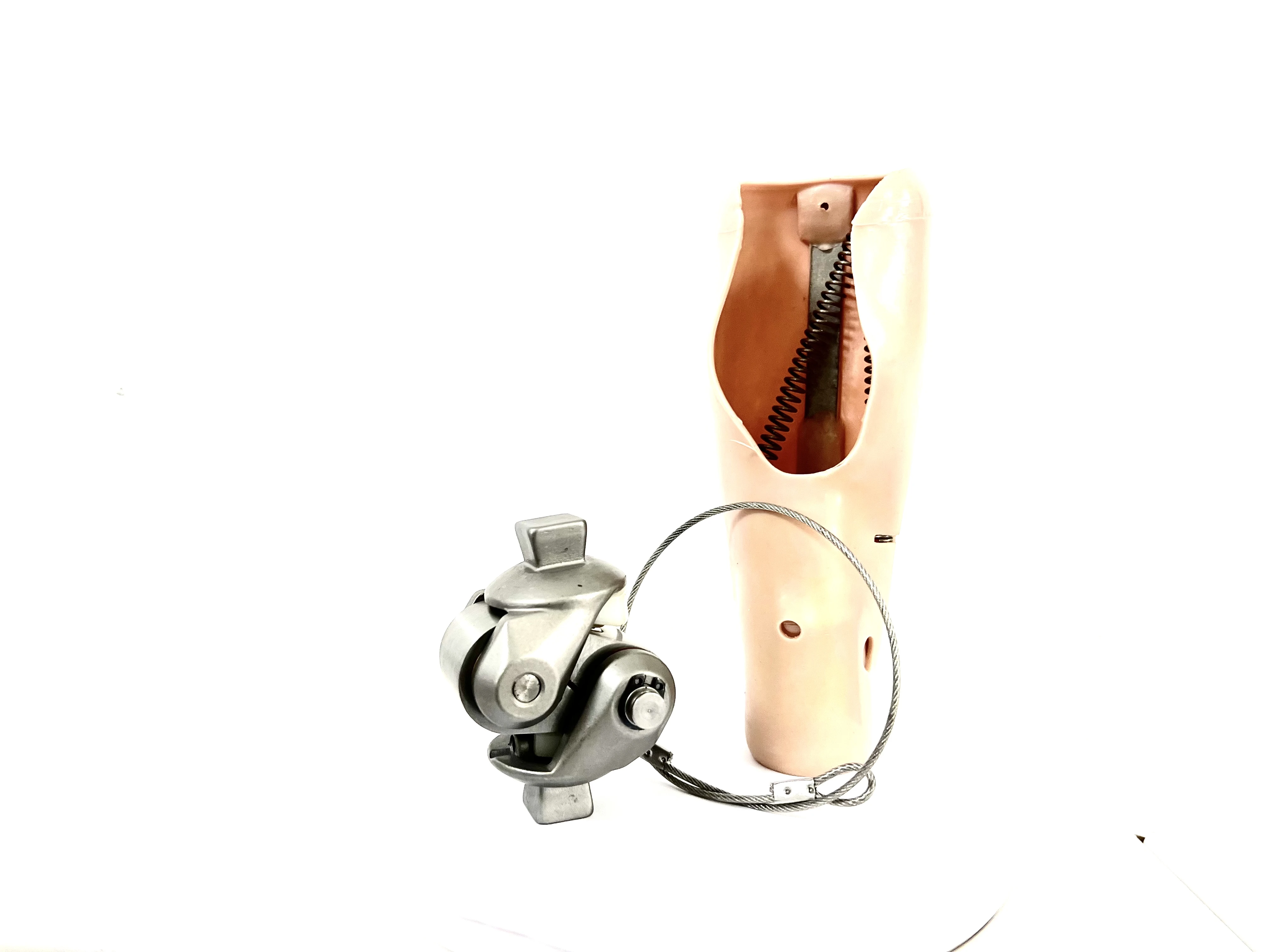 Titanium Knee Prosthesis Single Axis Weight Bearing Prosthetic Knee Joint With Self Lock Function And Extension Assist