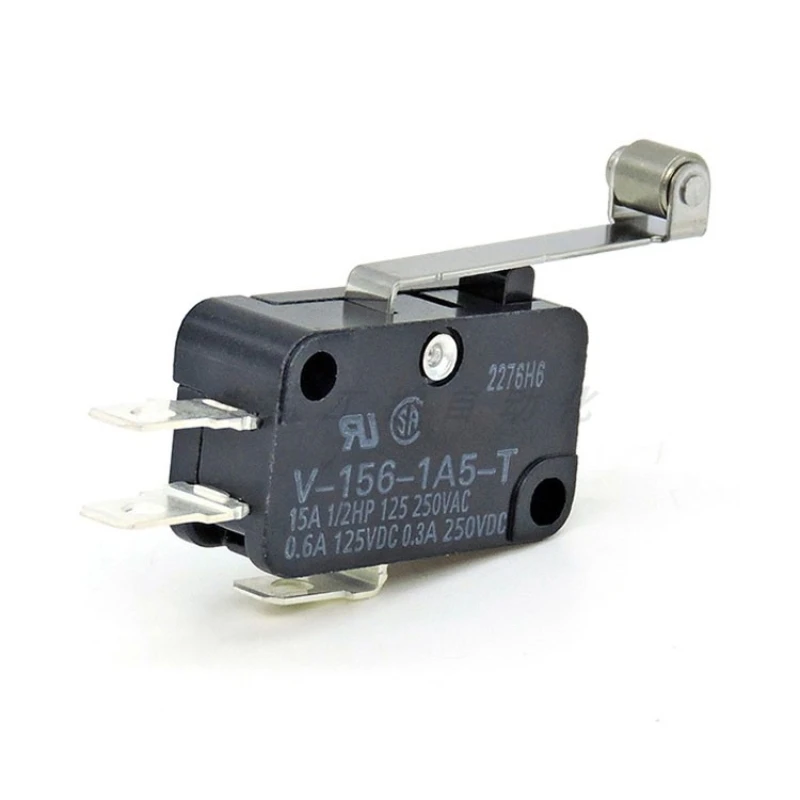 5pcs Micro switch V-15-1A5-T V-155-1AT-5 V-156-1AT-T  15A 125V 250V AC  High temperature resistance travel limit switch button