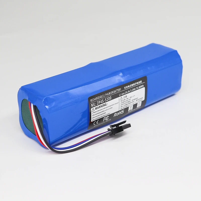High Capacity INR18650 M26-4S2P 14.4V 6500mAh Replacement Battery Compatible with Eufy Robovac L70 Hybrid T2190/T2190G21