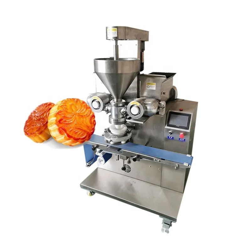 

Maamoul Moon Cake Stuffing Machine Mooncake Moulding Machine Pineapple Pastry Production Line