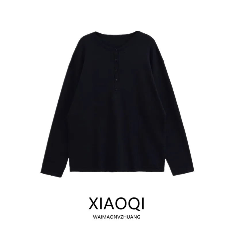 

Casual Knitted Long Sve round Ne Pullover Women's Faion Simple Sle New Arrival Autumn 2025 Wind Theme Regular Fit Kn...