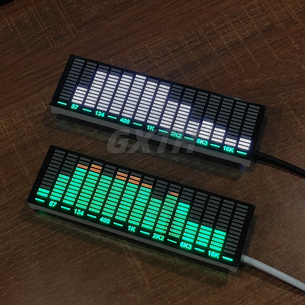 LED Audio Spectrum Display Rhythm Light Music Pickup Atmosphere Light Voice Control Music Level Indicator