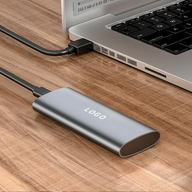 Hard Disk Box 3.1 Dual Protocol NVME/NGFF SATA SSD Type-C 3.1 Disk Tool Free M.2 SSD Case Built-in Metal Heat Sink