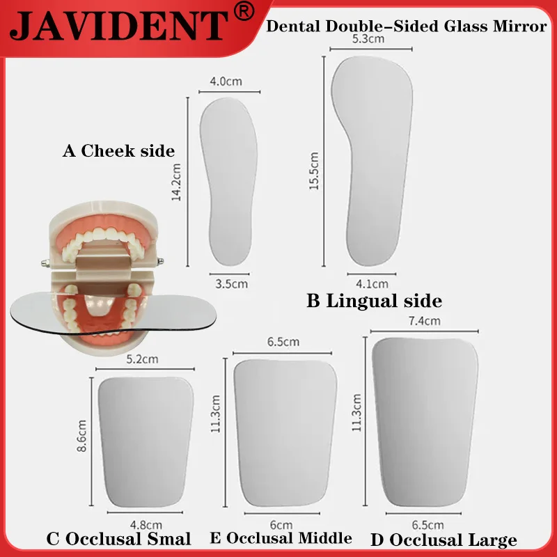 

Стоматологическое стекло, двухсторонний внутриротовой отражатель, ортодонтическое зеркало для фотосъемки, покрытие из титанового сплава орального уровня