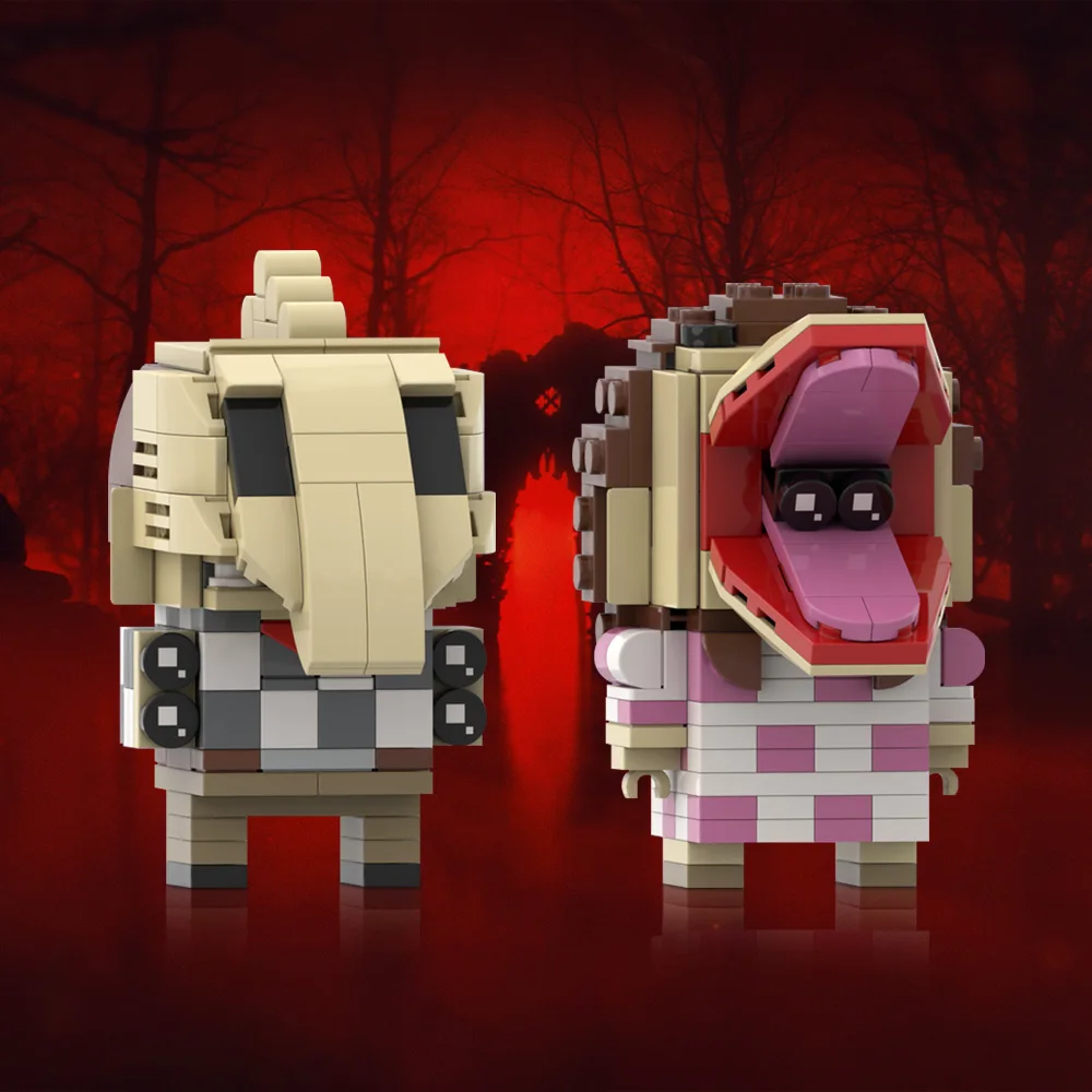 Gobricks MOC ホラー映画 BrickheadZ メイトランドビルディングブロックモデル奇妙な魔術師レンガ diy 組み立ておもちゃ子供のためのギフト