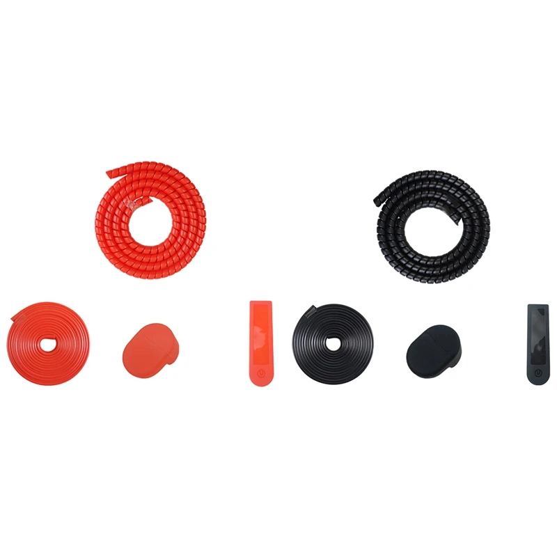 

2 Set ( Protection Screw + Anti-Collision Strip + Rear Silicone Sleeve + Dashboard Cover)(Red & Black)