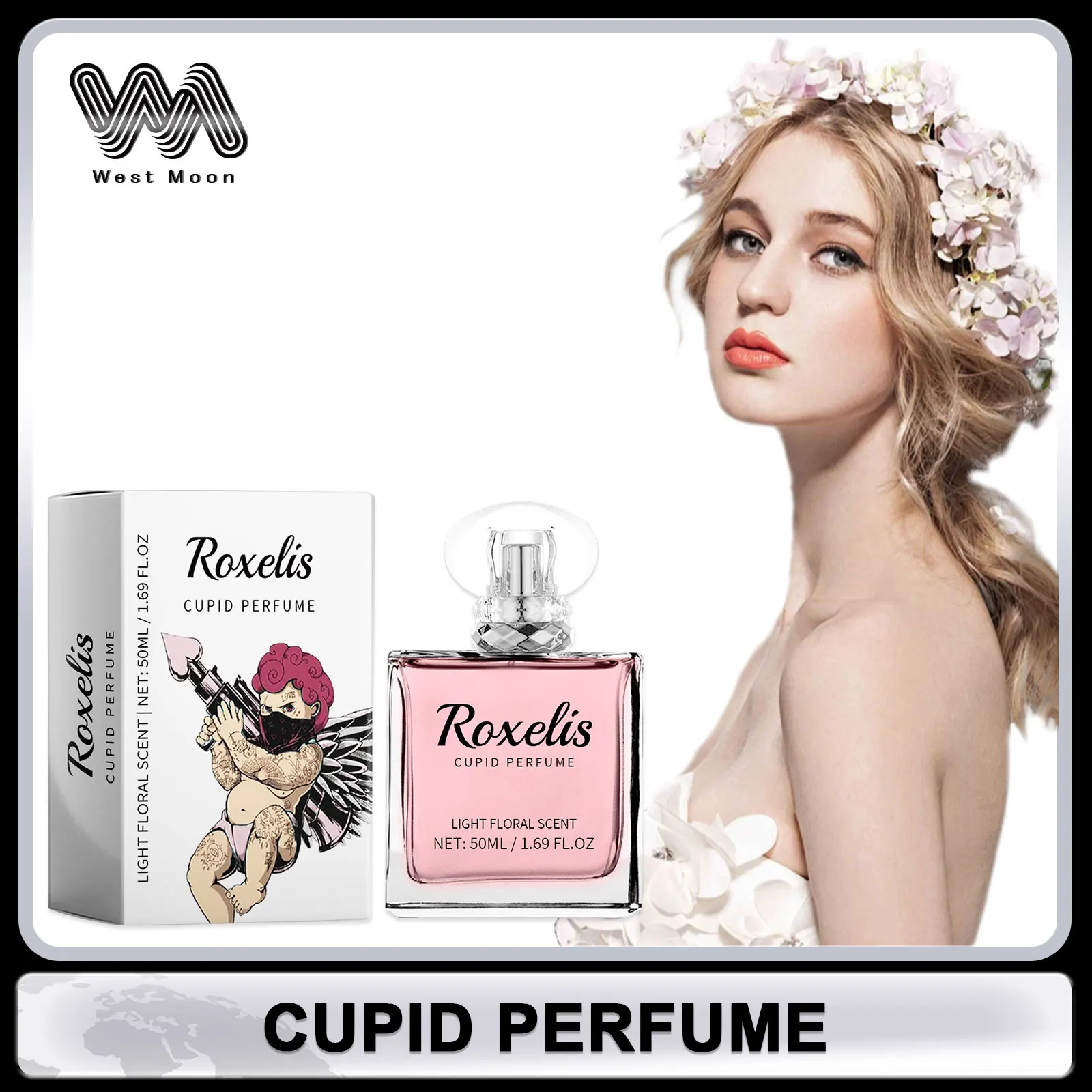 Floral Perfume Rose Scent Body Spray Long Lasting Fragrance Cupid Perfume Essential Oils Women Pheromone Perfume Eau De Parfum