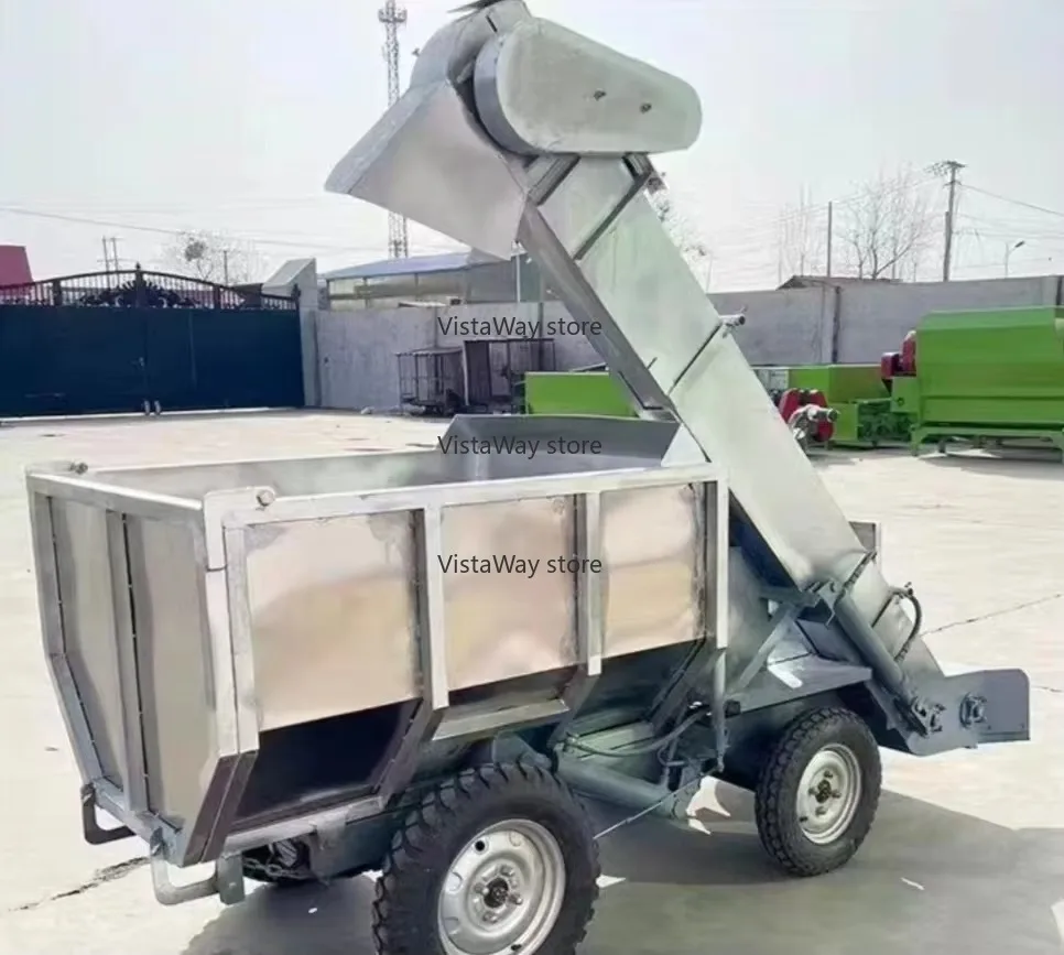 حار تجاري متعدد الوظائف أربع عجلات الكهربائية قلابة مكشطة شاحنة إزالة السماد شاحنة إزالة السماد المزرعة