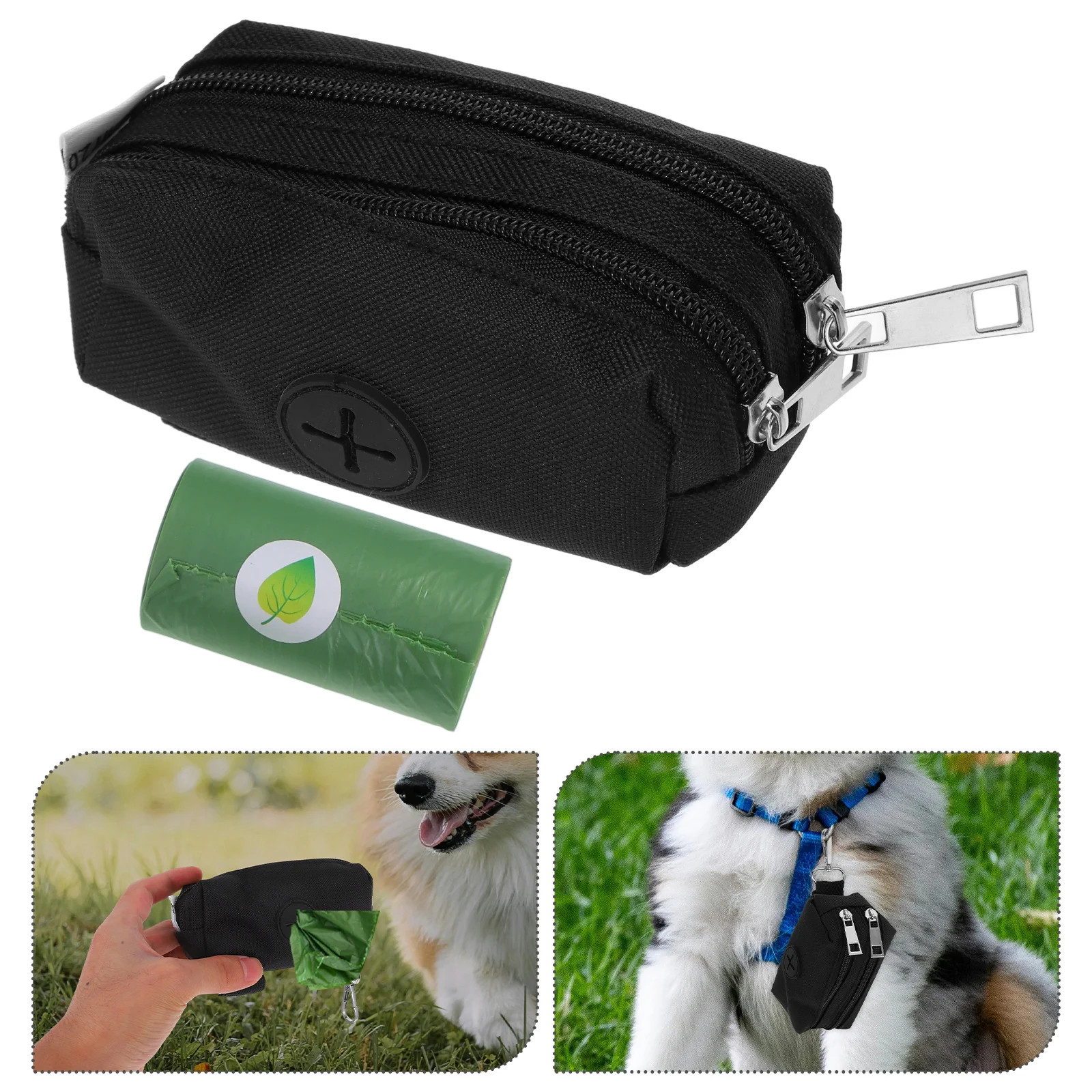 

1Set Dog Poop Bag Dispenser Oxford Cloth Holder Leakproof Portable Outdoor Dog Waste Bag Holder Convenient for Walks