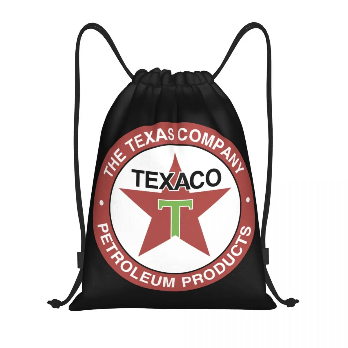 Custom Texaco Funny Birthday Vintage Gift Drawstring Bag Men Women Lightweight Sports Gym Storage Backpack