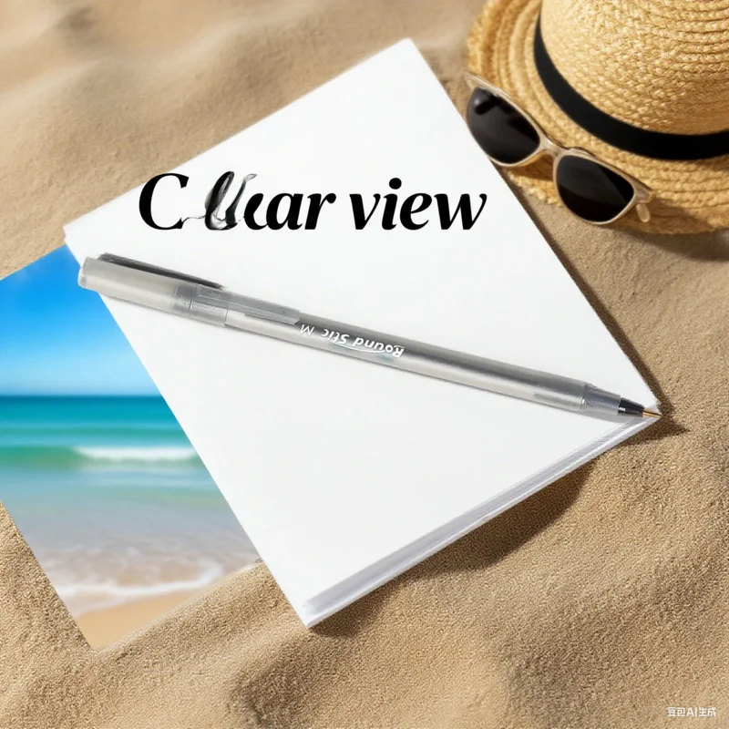 Jet Black Ink Ballpoint Pens Medium 1.0mm Point 10