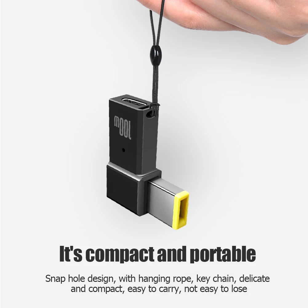 PD адаптер питания для быстрой зарядки, разъем типа C, переходник «Мама»-«папа», PD 100 Вт, адаптер для зарядки для Lenovo Thinkplus