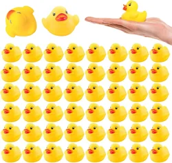 50Pack Mini Rubber Ducks, Rubber Duck Bulk Float Duck Baby Bath Toy, Shower Birthday Party Favors Gift Classroom Summer Beach