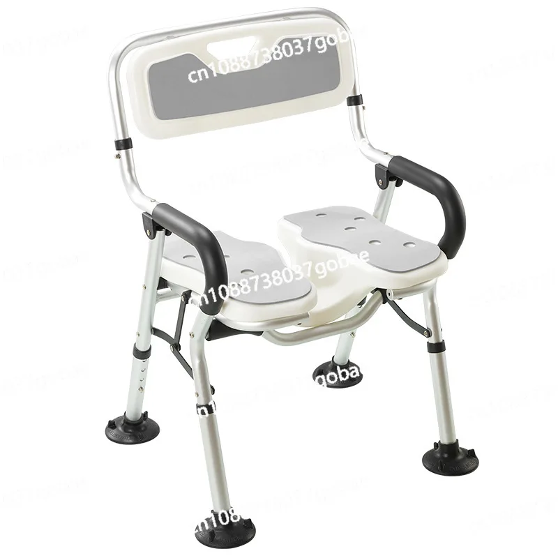 Bath Chair Toilet Anti-drop Bath Seat Folding Shower Concave Plate Safety Bath Chair