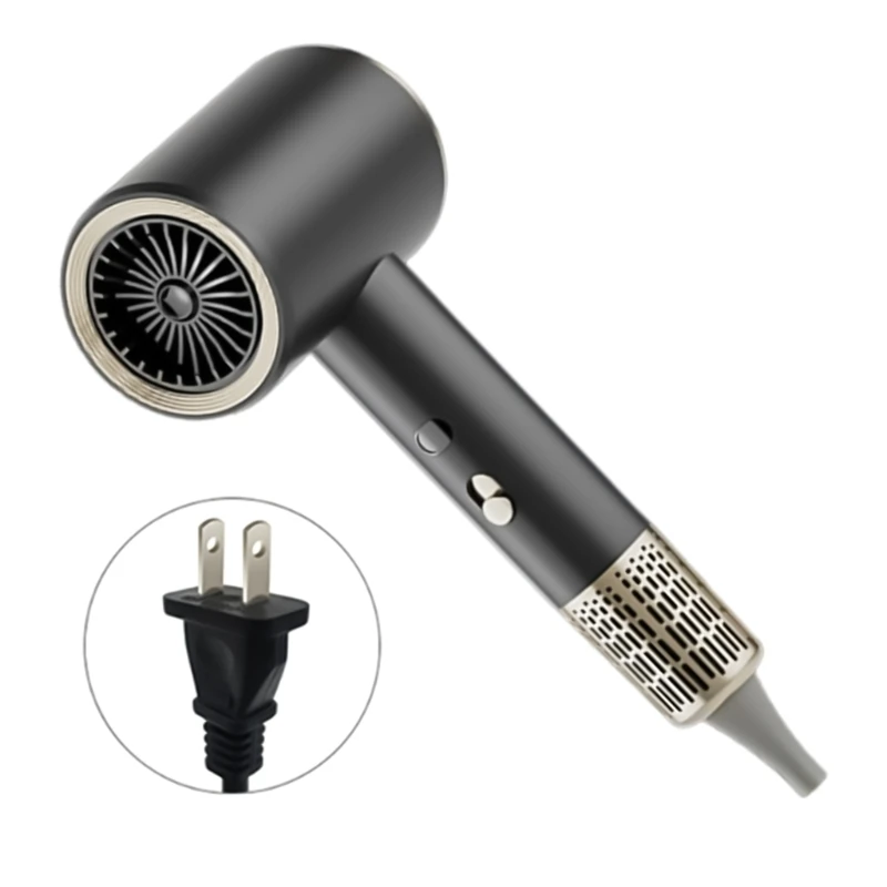 M2EE Powerful Hair Dryer Electric Efficient Hair Blower Electric Drying Machine ABS Texture for Travel and Everyday Use