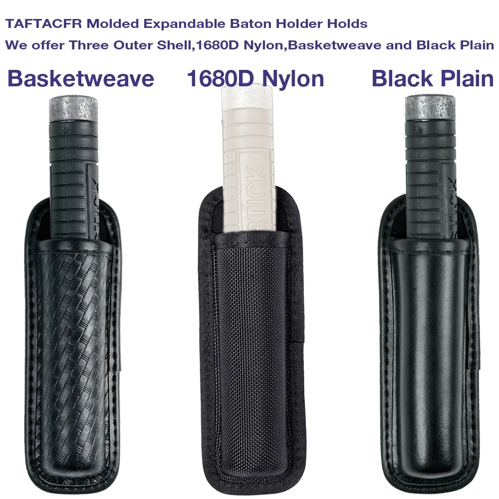 Molded Expandable Stick Holsters Portable Baton Holder Holds 16-Inch /21-Inch Expandable Baton Adjustable Hunting Batons Pouch