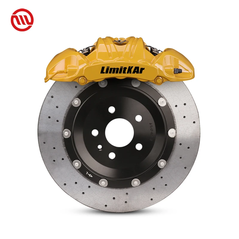 Custom 390mm 400mm Carbon Ceramic Disc Rotor Brake Kit GT3 Front 6 Pot Brake Caliper for Porsche 718 911 Panamera TAYCAN Cayenne