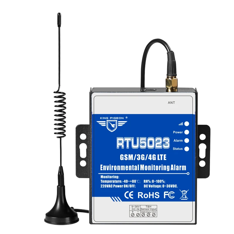 Imagem -03 - Temperatura sem Fio e Umidade Monitoramento Alarme 4g Sms Medidor Am2301 Sensor