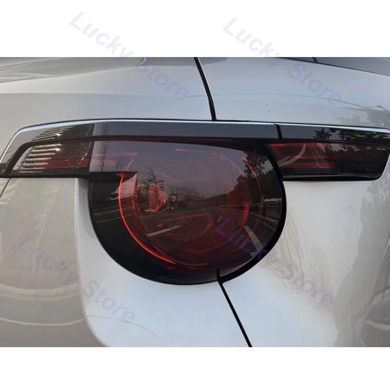 Car Front Rear Headlight Blackened Decorative Stickers for Great Wall Haval Dargo 2th PHEV 2023 TPU Film Exterior Accessories