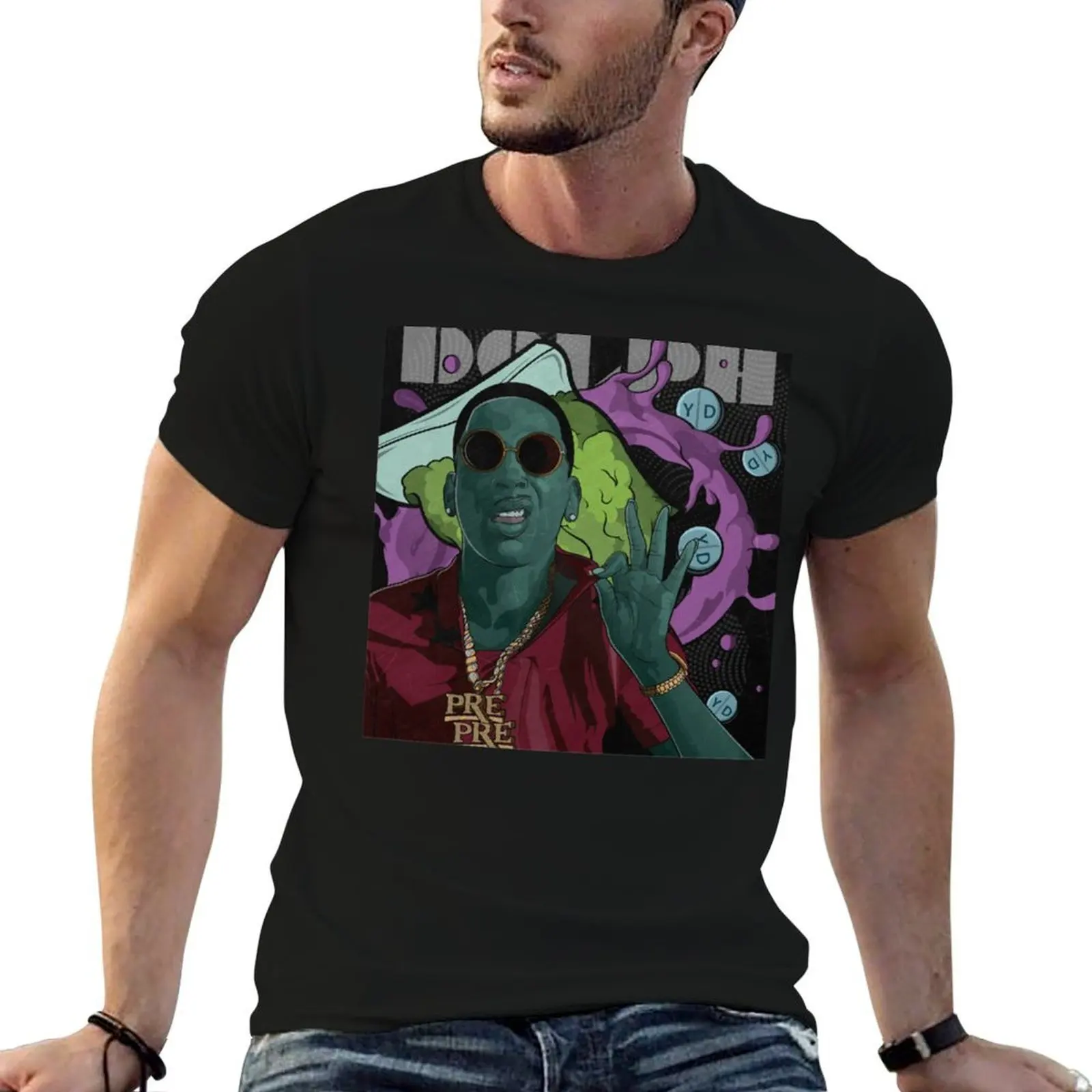 rip young dolph T-Shirt gifts for boyfriend fashion shirts anime shirts men