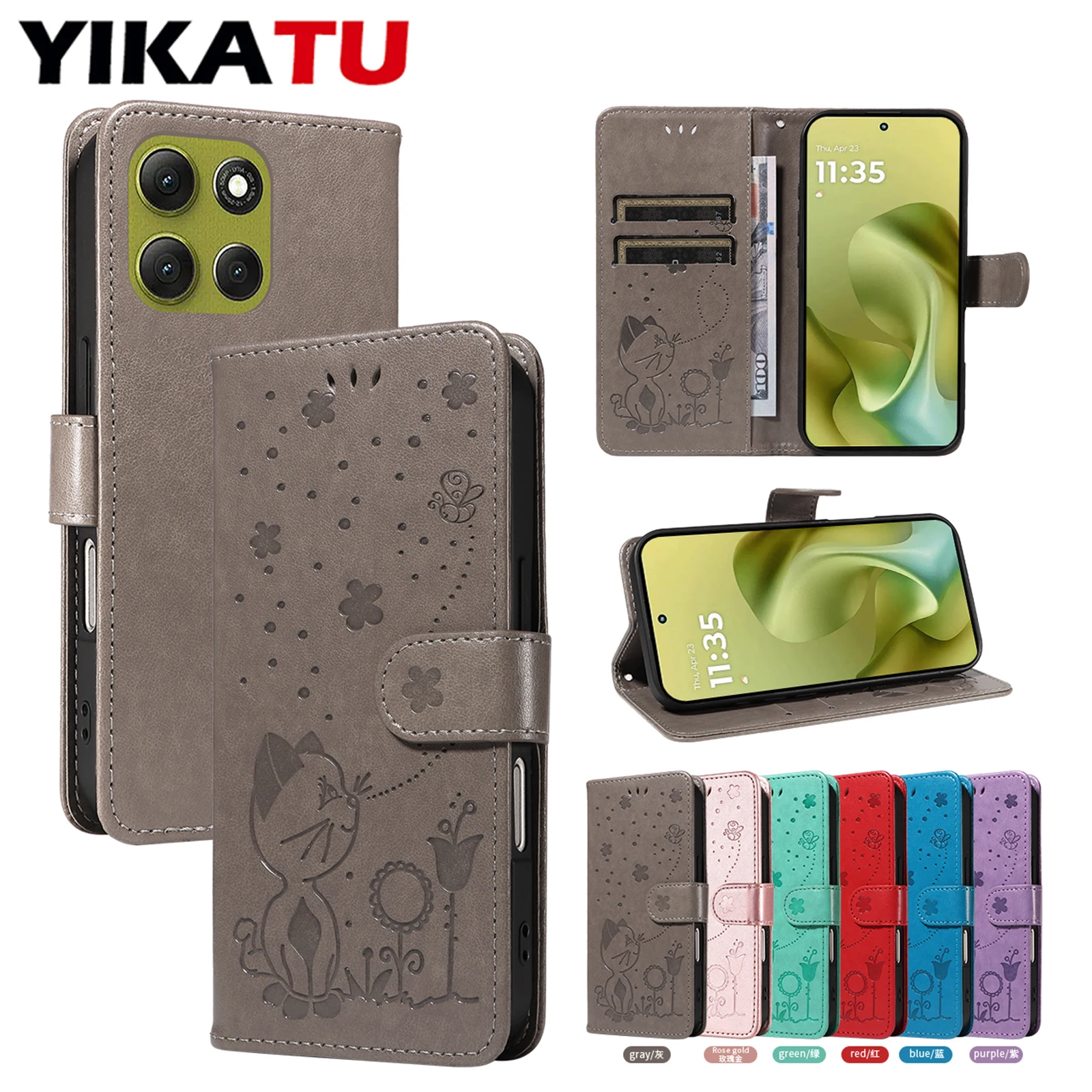 

Wallet Case For Motorola Moto E40 E32S E32 E30 E22i E22 E20 E14 E13 X70 air X50 Edge 70 60 Fusion 5G 2025 50 Ultra 50 Pro 40 NEO