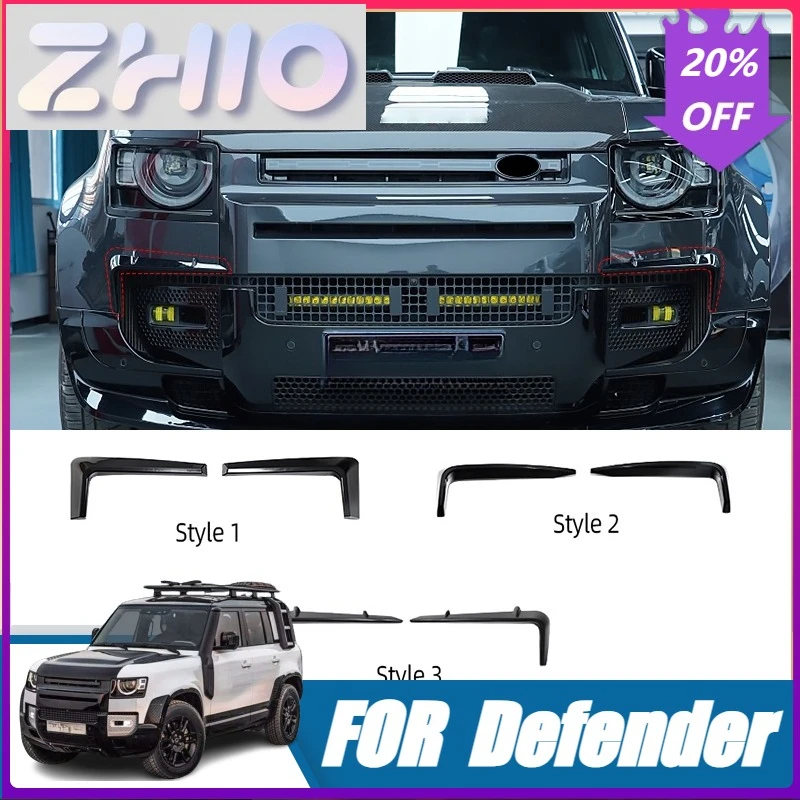 strisce-adesive-per-fari-fendinebbia-diffusore-labbra-spoiler-splitter-paraurti-anteriore-per-land-rover-defender-2020-2023-kit-carrozzeria
