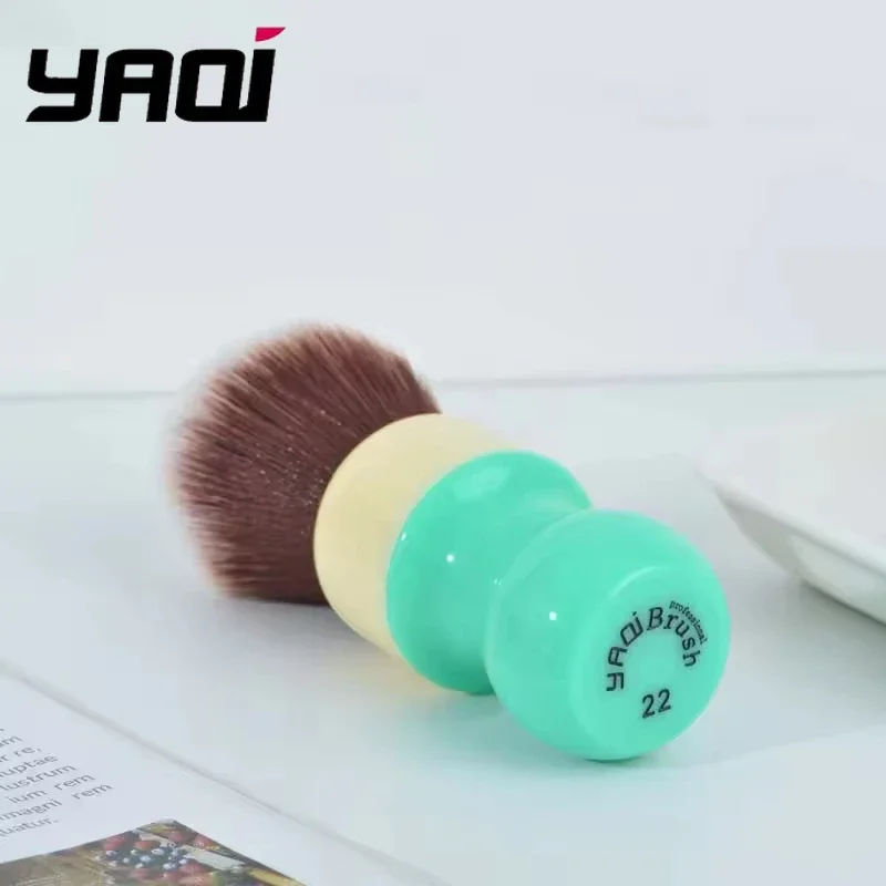

YAQI 2026 Кисть для бритья Surf 22 мм, хит продаж, коллекционная мужская кисть для влажного бритья, синтетический ворс, ручка из смолы