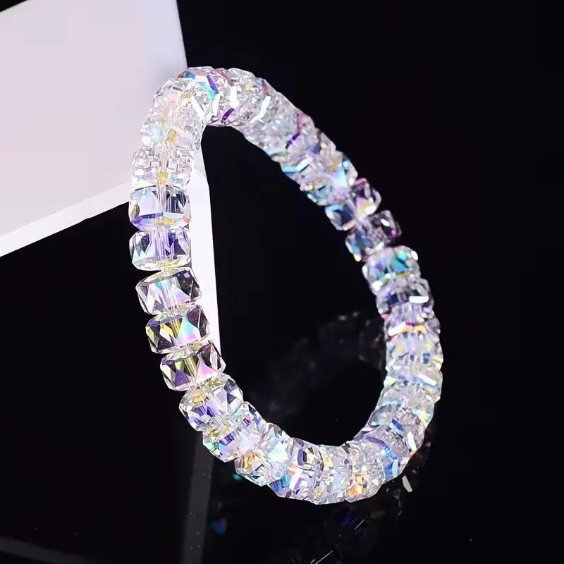 1 Stück Armband aus natürlichem Opal, dehnbares, elastisches Schmuckband, hilft, das emotionale Gleichgewicht zu bewahren. – Detail 3