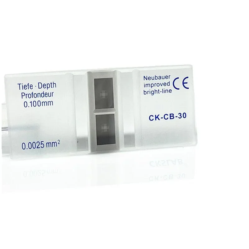 Lab Cell Test Neubauer Improved Ultra Glass Counting Chamber with Bright Line