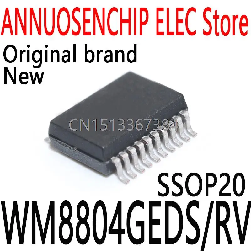 

10PCS/Lot New and Original WM8804GEDS WM8804G WM8804 SSOP20 WM8804GEDS/RV