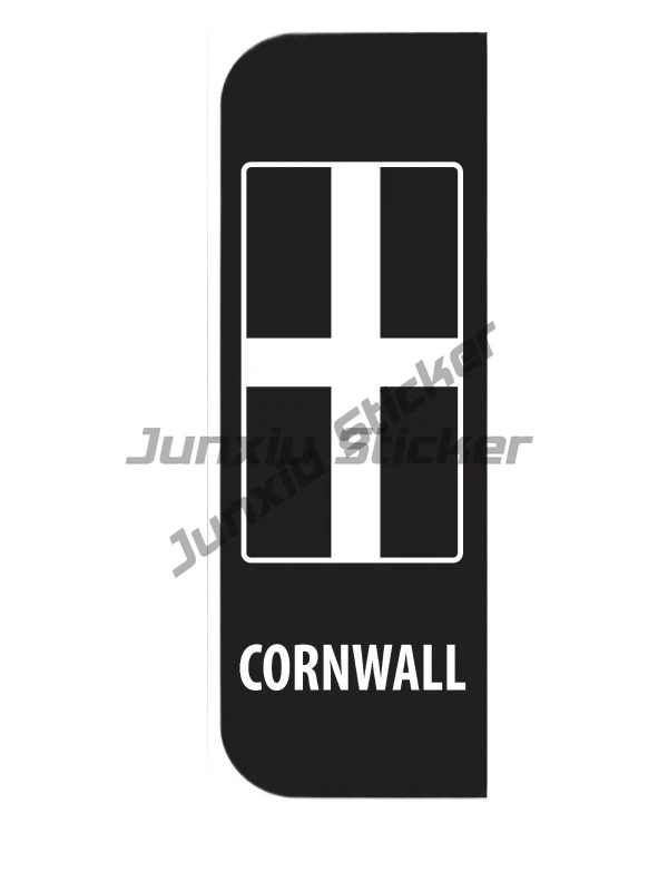 

Cornish Car Number Plate Cornwall Vinyl Self-Adhesive Stickers