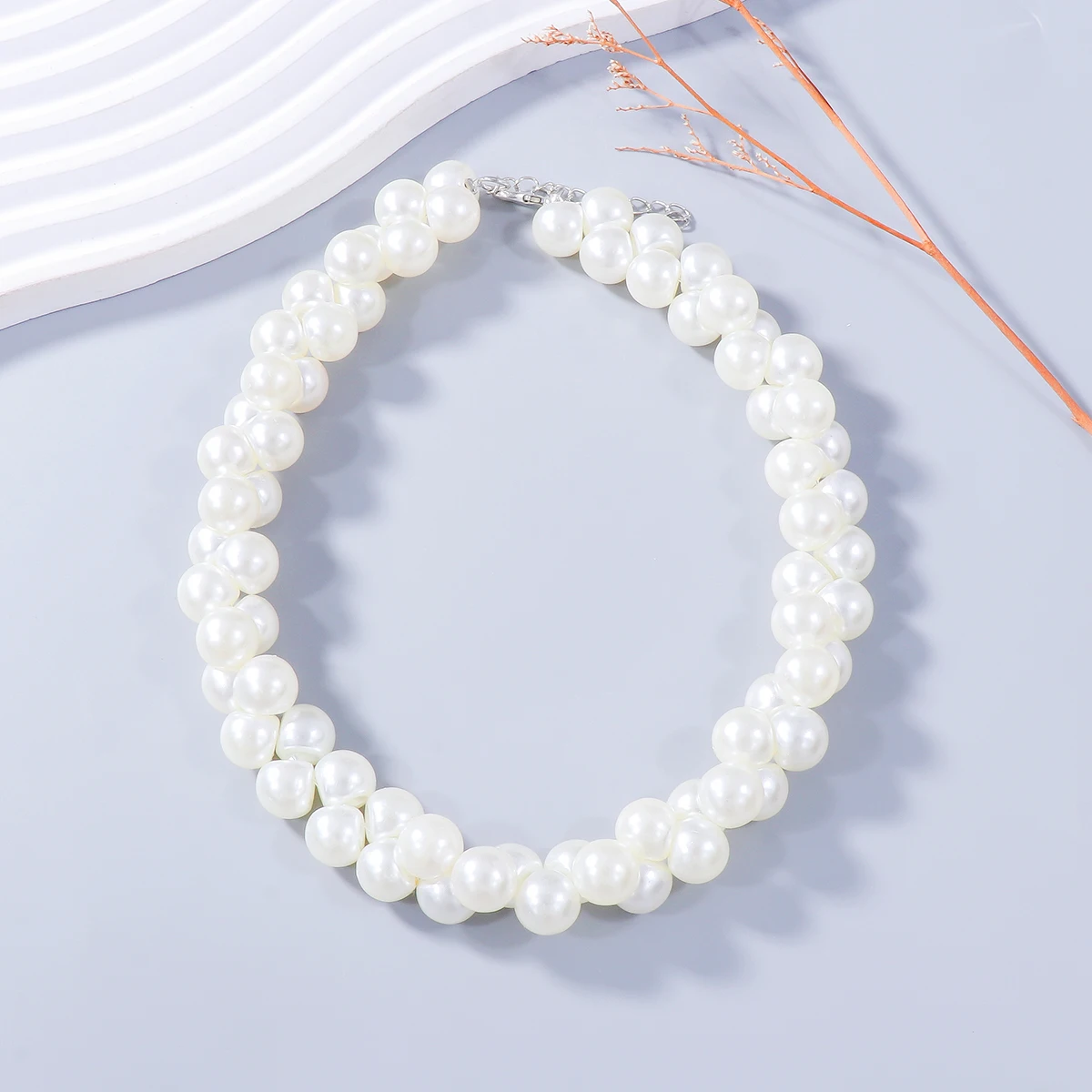 2024 New Imitation Pearls Necklace for Women Luxury Banquet Party Accessories Neck Jewelry Pearls Chains Choker Necklaces Gifts