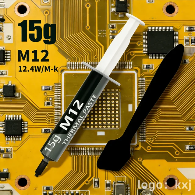 Thermal Paste Thermal Conductive Grease Paste 12.4 W/MK 1/4/8/15/30g For Game PC PS5 CPU GPU Cooling 2