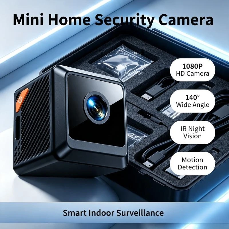 Wide Angle W02 Camera Equipped Infrared Night Function Delivers Clear Image For Rental House 24h Anti-Theft Monitoring