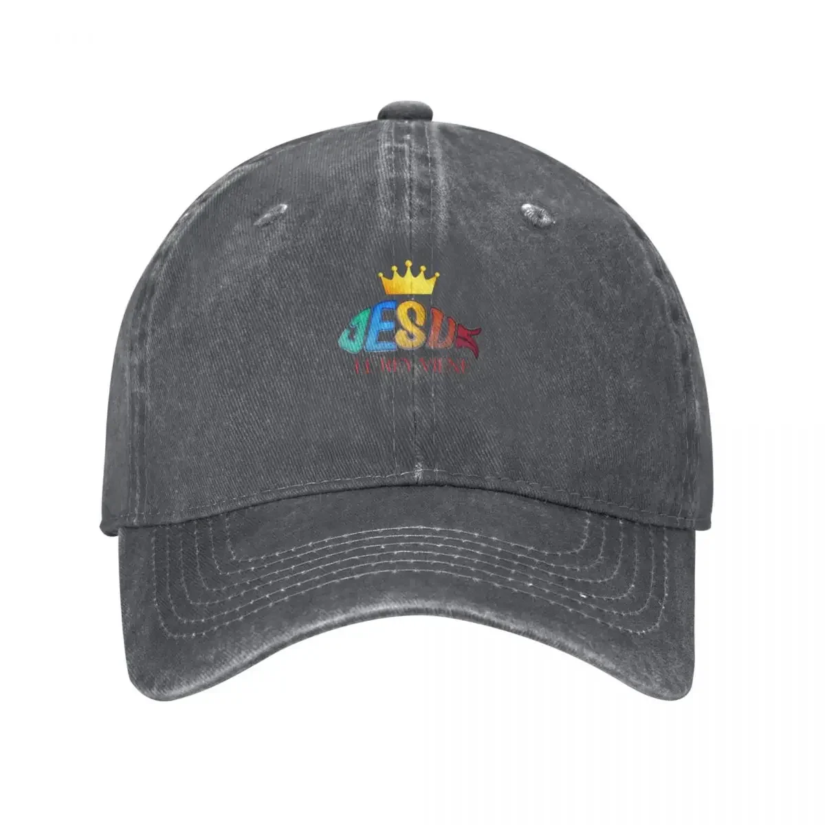 Gorra de béisbol Jesus El Rey Viene, gorras de pesca de playa a la moda para hombre, gorra nueva personalizada, gorras para hombre y mujer