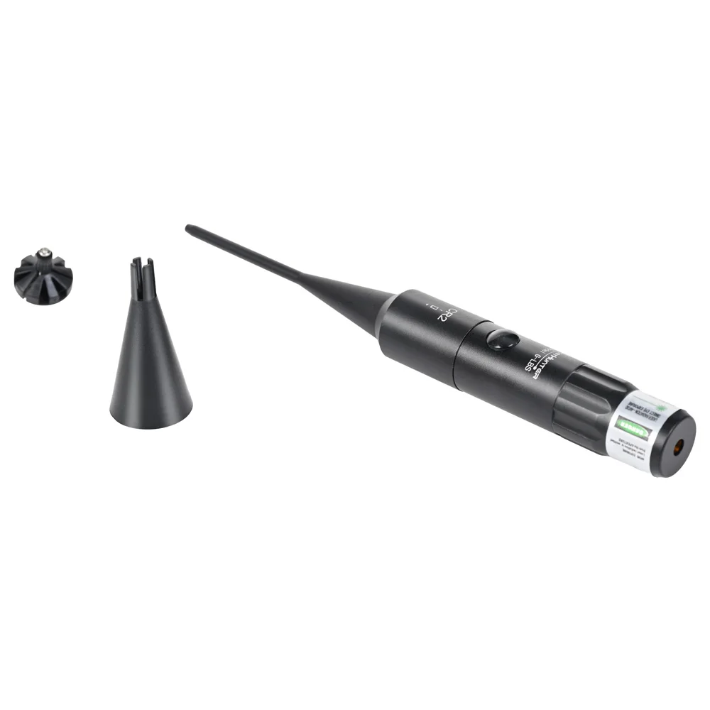 WestHunter Laser Bore Sight Kit with 32 Adapters 0.17 to 12GA Red or Green Bright Bore Sighter Laser with Button Switch