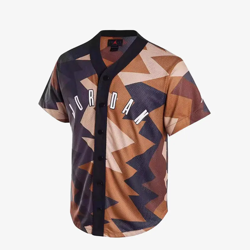 Nike genuine JORDAN men's geometric pattern printed casual T-shirt FB7339-133