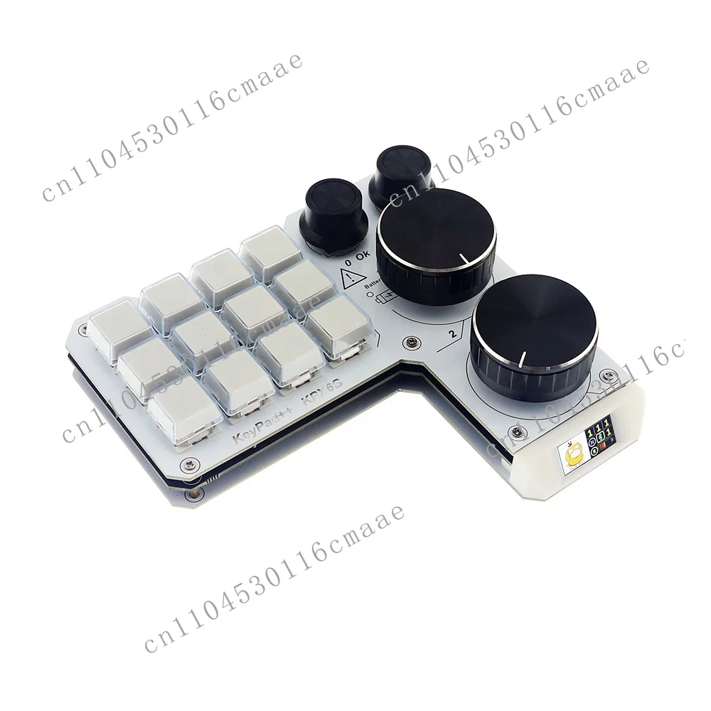 Keypad++ Designer Keyboard Mechanical Switches Designer Keypad 0.96inch IPS Screen