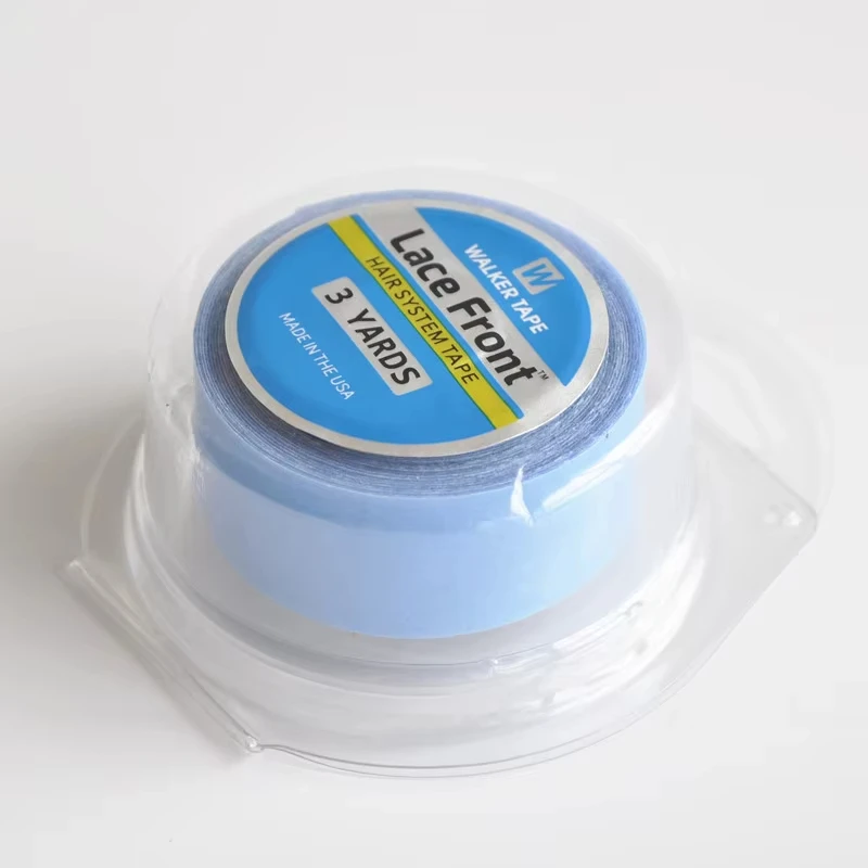 Wholesale Lace Front Support Tape Blue Double Sided Adhesive For Hair Extension/Toupee/Lace Wig Tape 3yards 12yards 36yards image 5