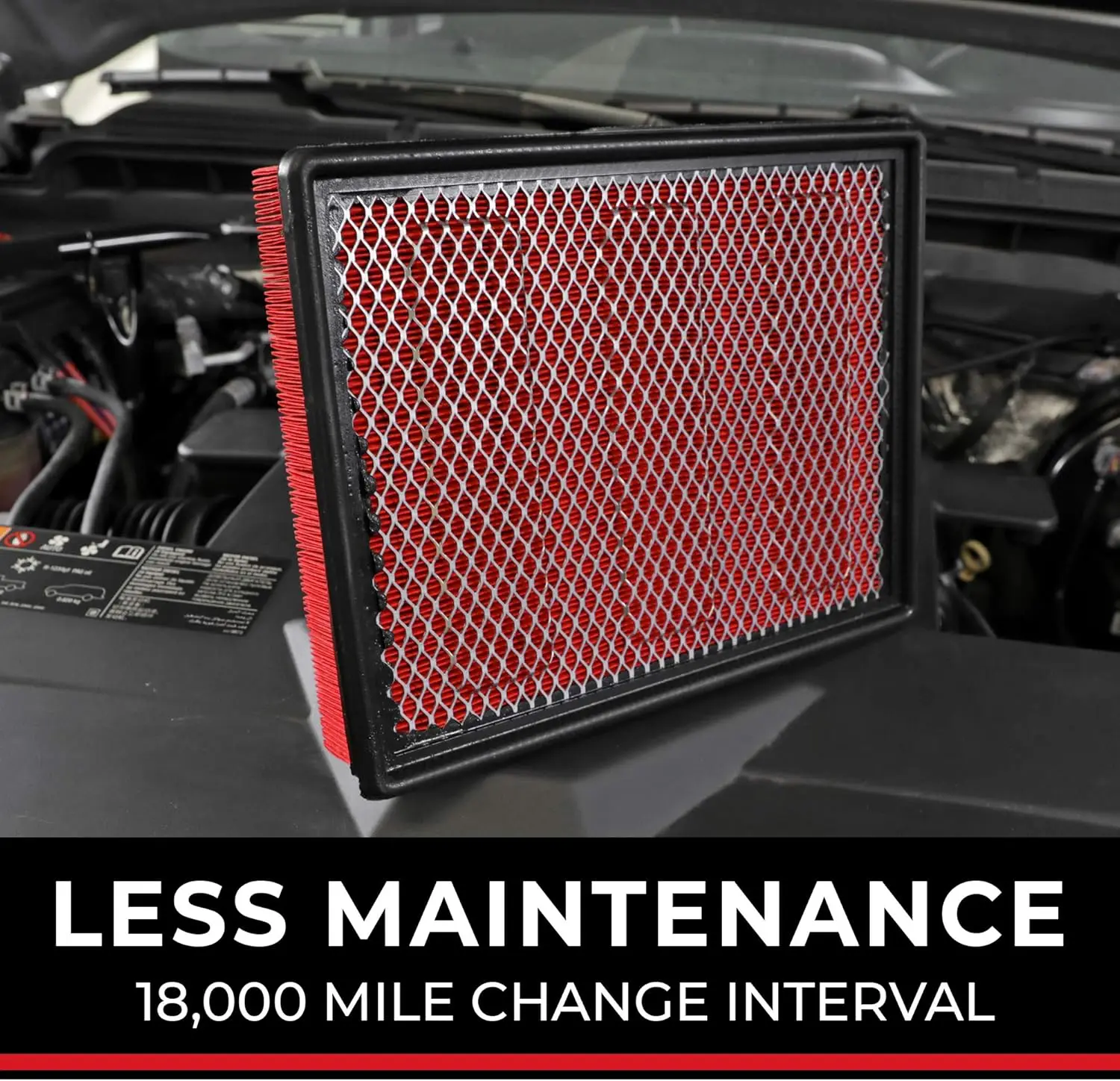 Filtro dell'aria del motore Essentials di K&N: Premium, 50 per cento di durata più lunga: adatto per TOYOTA/SUBARU/SCION/PONTIAC 2003-2020 (86, Cor