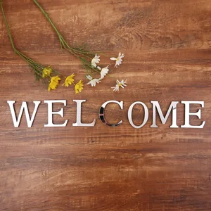 Akrilik ayna 3D Alfabe Numarası Yapışkanlı Duvar Sticker Alfabe İngilizce Dekorasyon Düğün aşk harfler Dekoratif Akrilikteki isimlerin ilk 10 satışı-no. 5