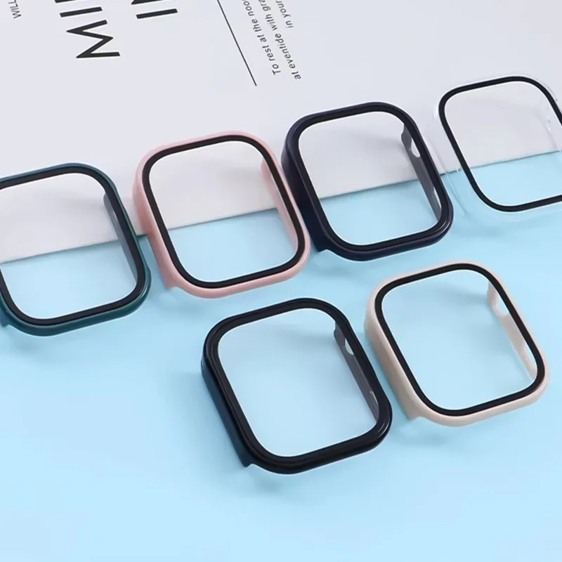 PC Shell+Glass for Xiaomi Redmi Watch 6 Screen Protector Anti-scratch Film Bumper Protective Cover for Redmi Watch 6 Accessories image 5