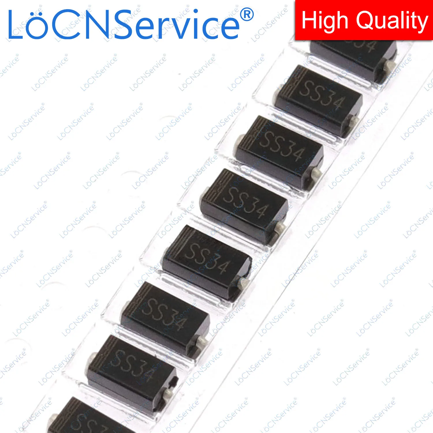 LoCNService 2000 шт. 2A SS24 40 В SS26 60 В SS210 100 В 3A SS34 40 В SS36 60 В SS310 100 В SMA DO214AC диод Шоттки высокого качества