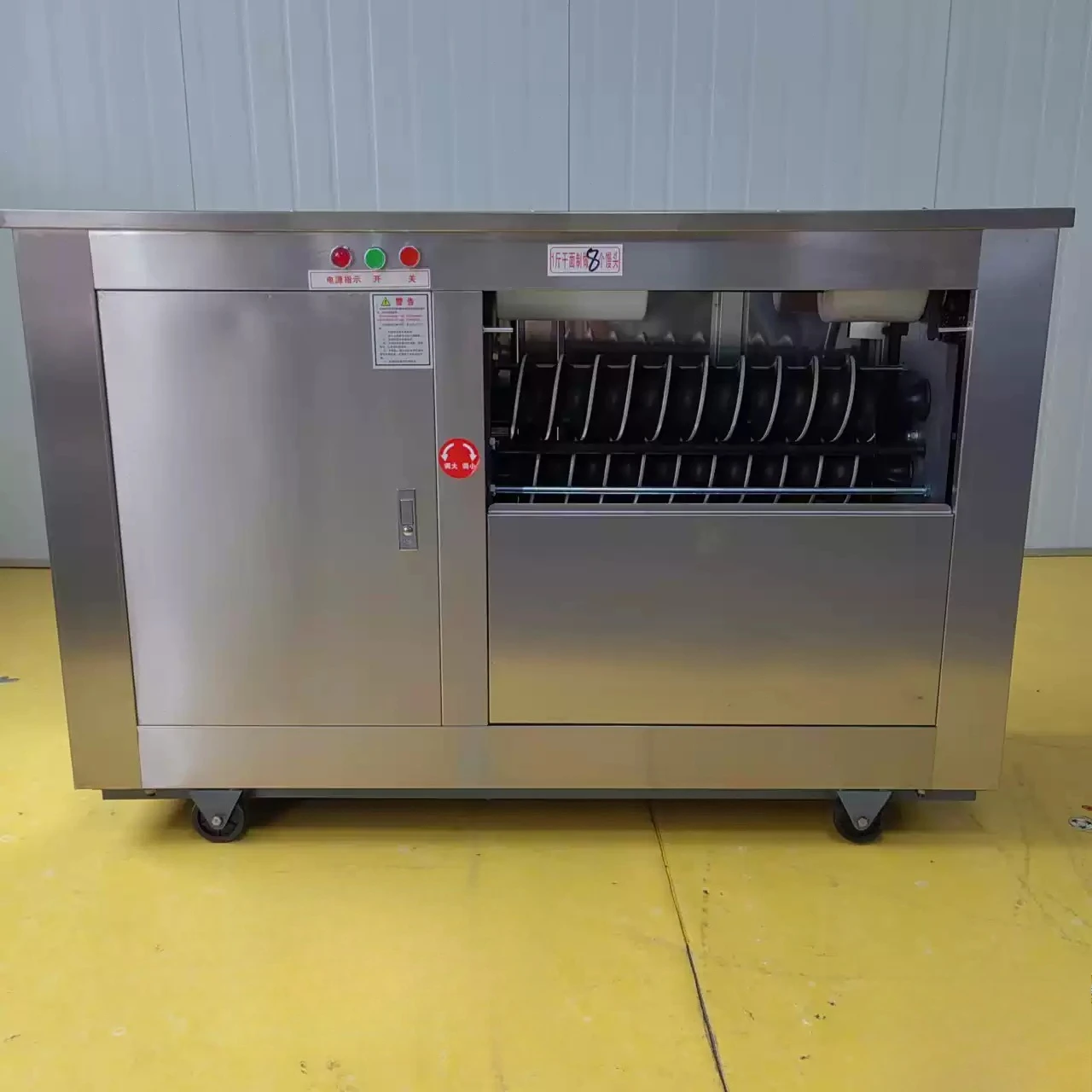 Commercial Dough Cutting Machine 50-200g Automatic Dough Ball Divider Rounder Pizza Bread Dough Ball Rolling Making for Bakery