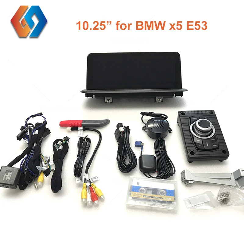 CCT 10.25 For BMW X5 E53 Android 13 Car GPS Navigation with 256G rom Bluetooth 5.0 WiFi Wireless CarPlay Multimedia Touch Player