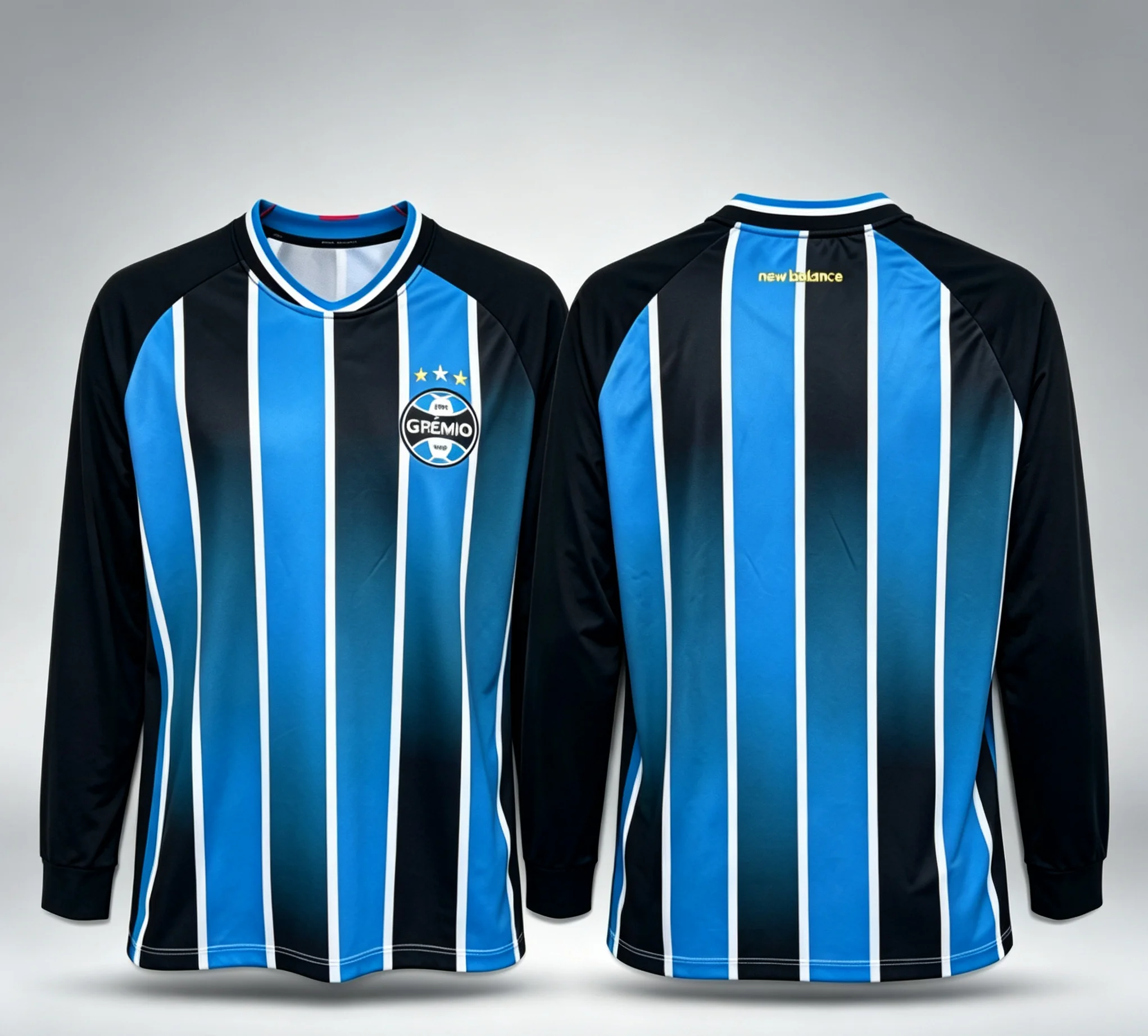26-27 New Gremio Jerseys 3D Printed Fast Drying Sports Casual Men's Long Sleeved T-shirt, Suitable for Family Matching