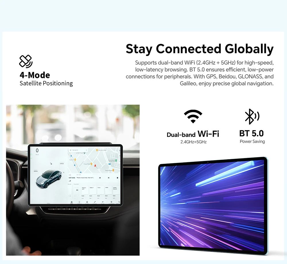 2026 Teclast P50 Tablet 11 Inch HD IPS Display, 12GB RAM(4GB +8GB) 128GB ROM Unisoc T606 Octa Core Processor Android 16 Dual Band WiFi Bluetooth 5.0 7000mAh Type-C 13MP+ 5MP Portable Learning Entertainment Tablet PC For Students Daily Work Video Gaming