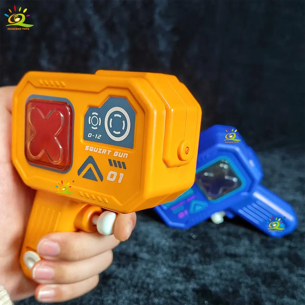 HUIQIBAO Cyberpunkowy mini pistolet na wodę, stylowy i fajny, z nutą technologii, dla dzieci do zabawy na plaży lub w basenie.
