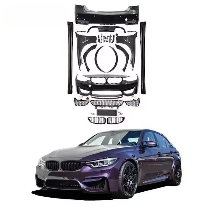 High Quality M3 Style Wide Body Kit For BMW 3 Series F30 With Front Rear Bumper Grill Fenders