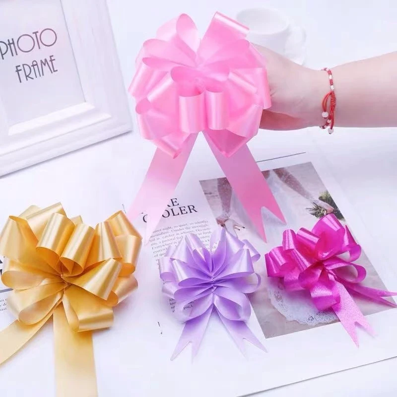 10/30Pcs Pull Bows Gift Knot Ribbon Christmas Ornament Gift Box/bag Wrapping Bows Ribbon Pull Bows Birthday Party Wedding Decor